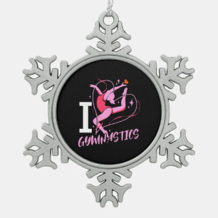 Ornement Flocon De Neige I Love Gymnastique
