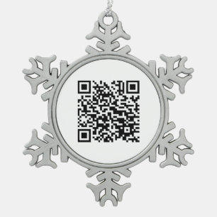 Ornement Flocon De Neige I Love Laos (Khoy Huk Lao) Drapeau QR Code Geek