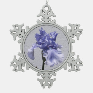 Ornement Flocon De Neige Iris Bloom