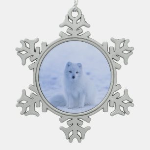 Ornement Flocon De Neige Islande Renard arctique