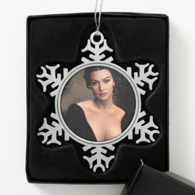 Ornement Flocon De Neige Italian Fall snowflake ornament (Boîte)