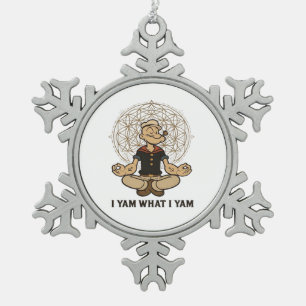 Ornement Flocon De Neige Je Yam What I Yam Mème Citation