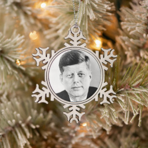 Ornement Flocon De Neige John Jack Kennedy Maison Blanche présidentielle am
