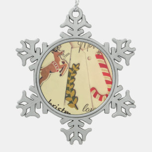 Ornement Flocon De Neige Joyeux Noël