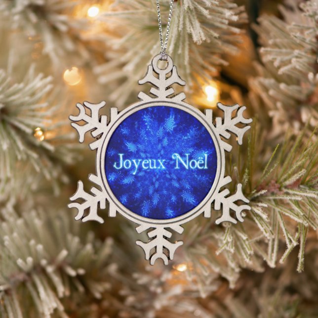 Ornement Flocon De Neige Joyeux Noel - Snowburst (Arbre)