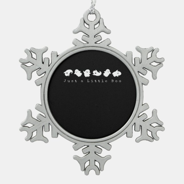 Ornement Flocon De Neige Just Little Boo Creative Casual Look (Devant)