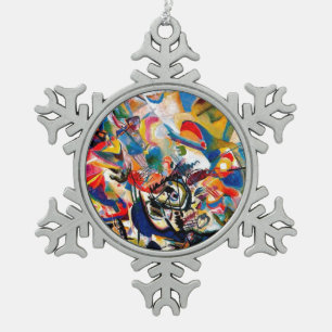 Ornement Flocon De Neige Kandinsky Composition VII Peinture Abstraite