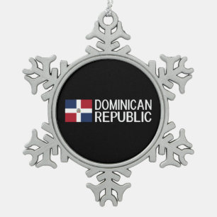 Ornement Flocon De Neige La République Dominicaine