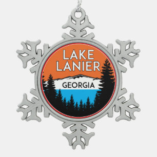 Ornement Flocon De Neige Lac Lanier Géorgie