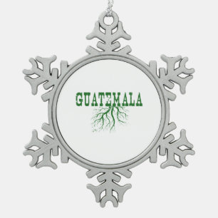 Ornement Flocon De Neige Le Guatemala Racine l'art de Noël
