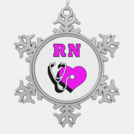 Ornement Flocon De Neige Le RN soigne le soin