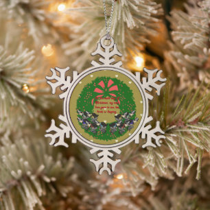 Ornement Flocon De Neige Les Douze Jours de la Collection de Noël : Jour Di