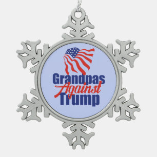 Ornement Flocon De Neige Les grands pas contre Trump