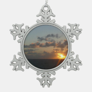 Ornement Flocon De Neige Lever du soleil sur San Juan I Porto Rico