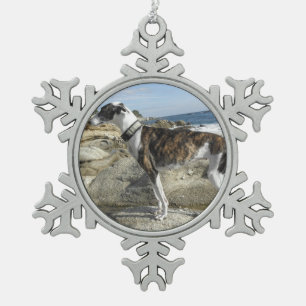 Ornement Flocon De Neige Lévrier