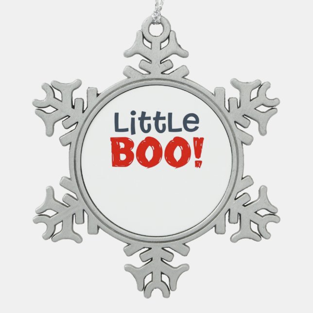 Ornement Flocon De Neige Little Boo Creative Décontracté (Devant)