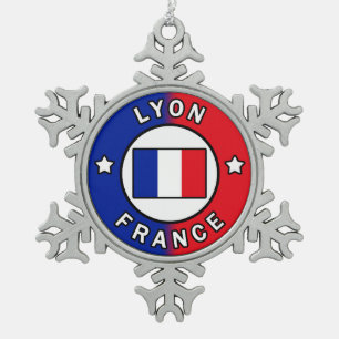 Ornement Flocon De Neige Lyon France