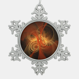 Ornement Flocon De Neige Magie du matin Art Abstrait