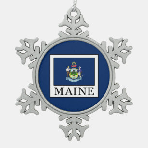 Ornement Flocon De Neige Maine