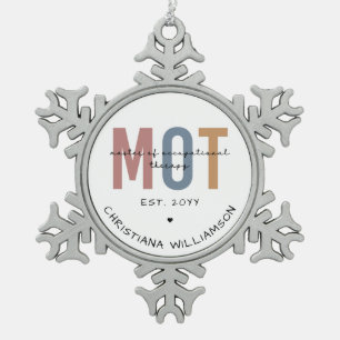 Ornement Flocon De Neige Maîtrise sur mesure de MdT en ergothérapie