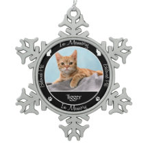 Mémorial - Perte d'un chat - Photo/Nom personnalis