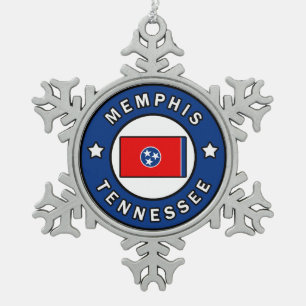 Ornement Flocon De Neige Memphis Tennessee
