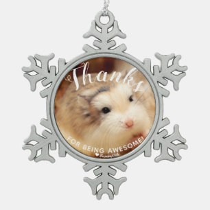 Ornement Flocon De Neige Merci à Hamster pour être génial
