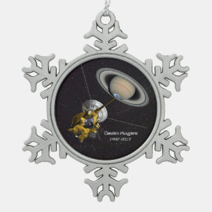Ornement Flocon De Neige Mission de Cassini Huygens à Saturn