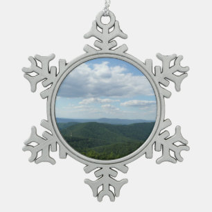 Ornement Flocon De Neige Montagnes des Appalaches I Shenandoah