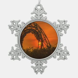 Ornement Flocon De Neige montagnes russes