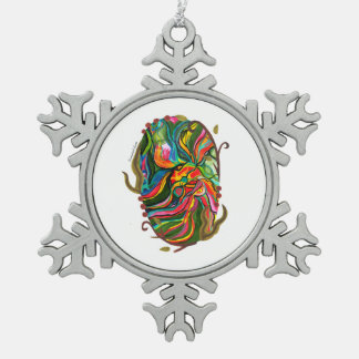 Ornement Flocon De Neige Motif Portail Abstrait d'origine