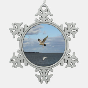 Ornement Flocon De Neige Mouettes en vol