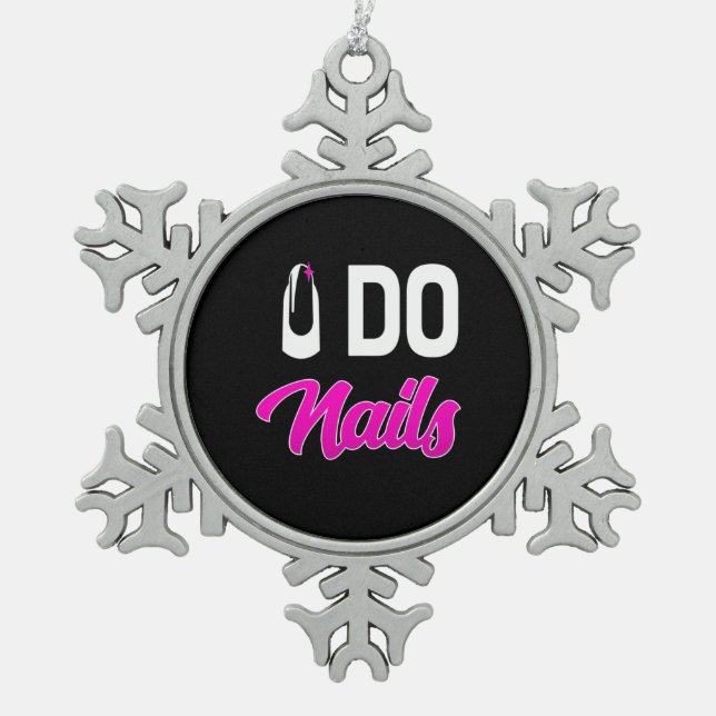 Ornement Flocon De Neige Nail Artiste Do Nails (Devant)