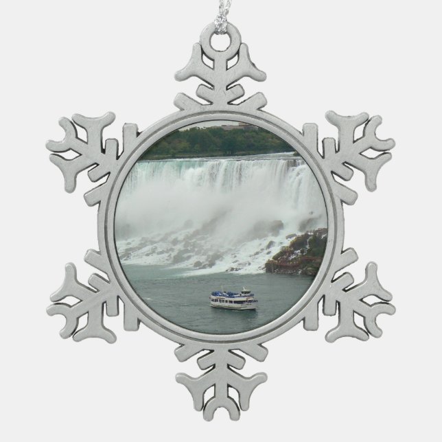 Ornement Flocon De Neige Niagara Falls sur le côté canadien (Devant)