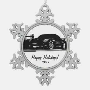 Ornement Flocon De Neige Nissan 350Z - J'aime mon 350Z