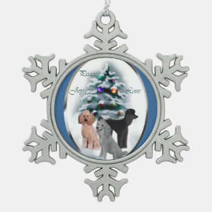 Ornement Flocon De Neige Noël aux amoureux des canicules