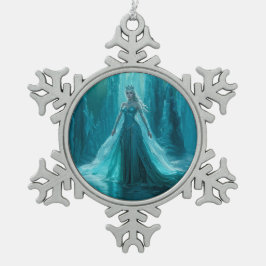 Ornement Flocon De Neige Noël de la reine des glaces magiques
