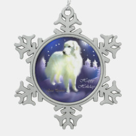 Ornement Flocon De Neige Noël des Grands Pyrénées