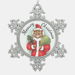 Ornement Flocon De Neige Noël Meowy