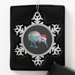 ORNEMENT FLOCON DE NEIGE NOUVELLE ZÉLANDE XMAS KIWI SIMPLE PAUA
