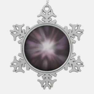 Ornement Flocon De Neige Oeuvre d'éclatement cosmique