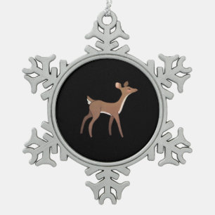 Ornement Flocon De Neige Oh Cerf Moi Création Fantaisiste