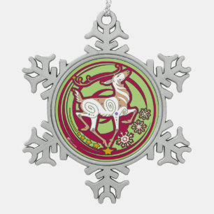 Ornement Flocon De Neige Ornement 2017 de Noël de Holidaze de vison