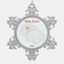 Ornement de Noël : Baby Jesus