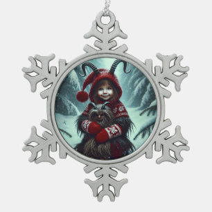 Ornement Flocon De Neige Ornement de Noël Krampus