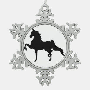 Ornement Flocon De Neige Ornement de Saddlebred