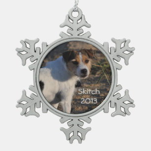 Ornement Flocon De Neige Ornement de souvenir de Jack Russell Terrier