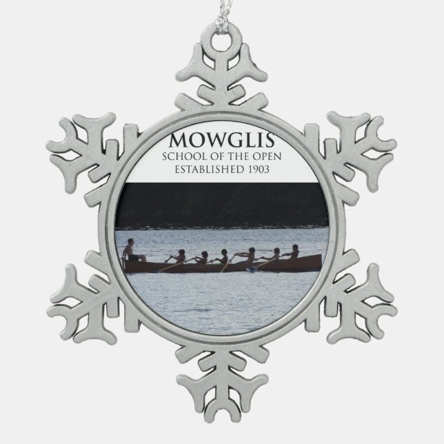 Ornement Flocon De Neige Ornement d'équipage de Mowglis (Devant)