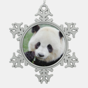 Ornement Flocon De Neige Ornement. noel géant panda, panda geant.