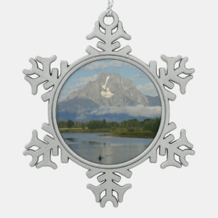 Ornement Flocon De Neige Pagaie dans le parc national de Grand Teton